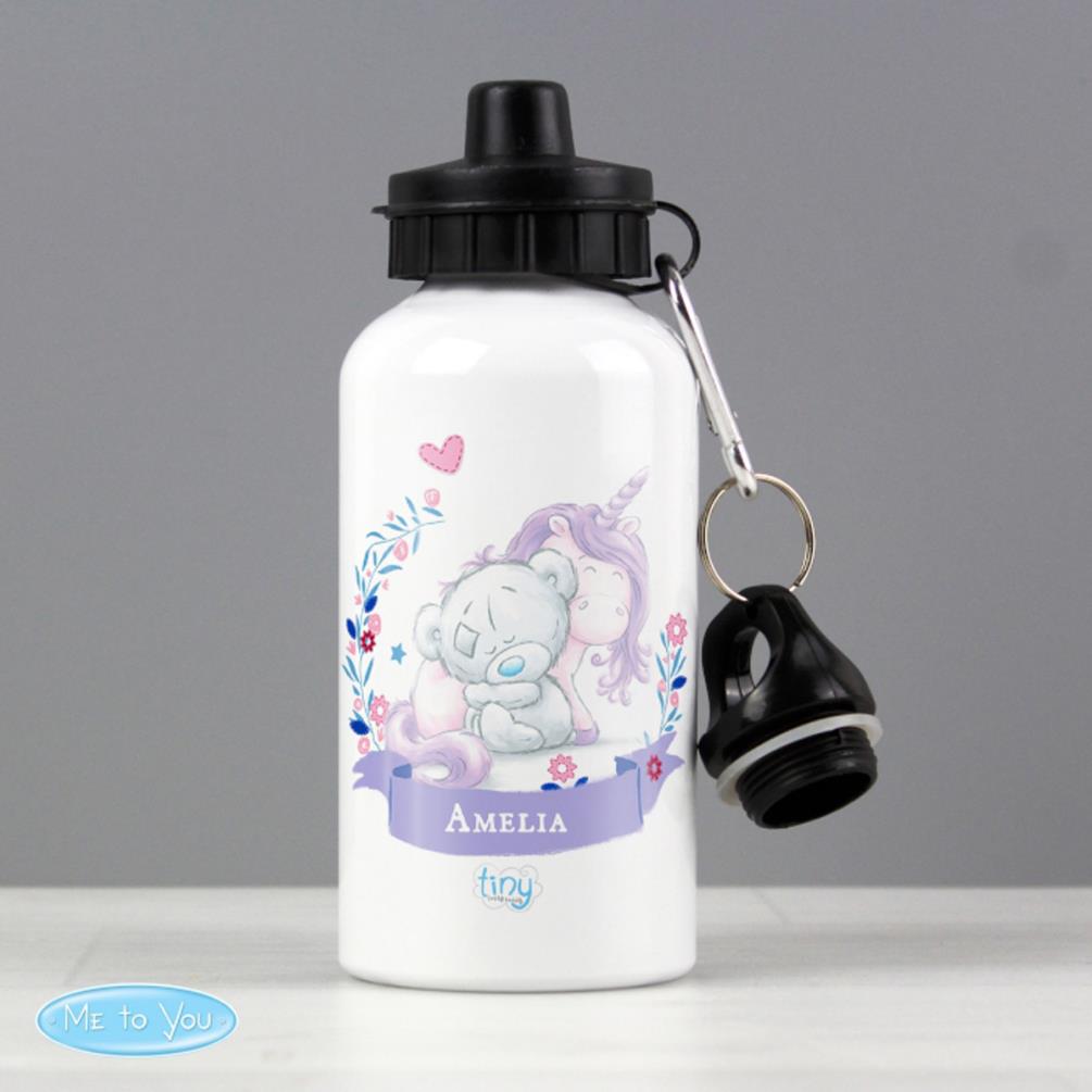 Personalised Tiny Tatty Teddy Unicorn Aluminium Bottle Extra Image 3